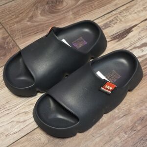 NWT Men's Black STZY Enoch Cloud Slides in Size 9